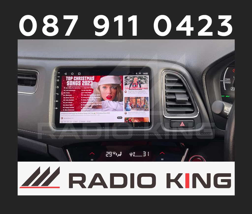 PREMIUM CARPLAY HONDA VEZEL ANDROID STEREO 10 Android car radio with touchscreen display and CarPlay system for seamless smartphone integration.