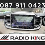 Radio king Ireland Android car radio with CarPlay system for upgraded in-car entertainment.