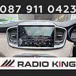 Android car stereo with CarPlay system for enhanced driving entertainment.