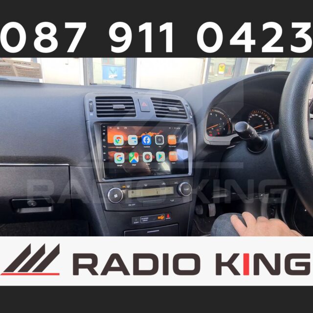 PREMIUM CARPLAY TOYOTA AVENSIS ANDROID AUTO AUDIO 1 - Radio King Ireland - Android Car Radios and CarPlay Systems