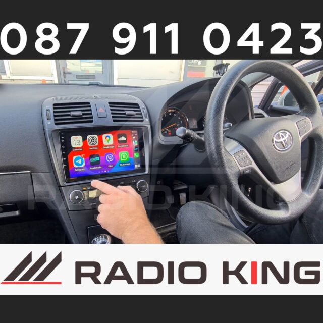 PREMIUM CARPLAY TOYOTA AVENSIS ANDROID AUTO AUDIO 3 - Radio King Ireland - Android Car Radios and CarPlay Systems