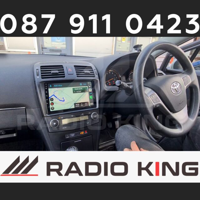 PREMIUM CARPLAY TOYOTA AVENSIS ANDROID AUTO AUDIO 4 - Radio King Ireland - Android Car Radios and CarPlay Systems