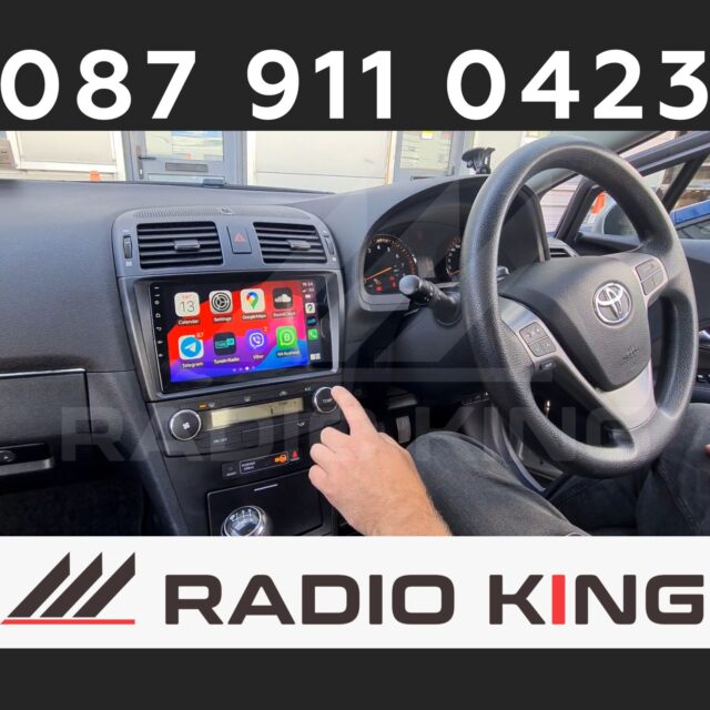 PREMIUM CARPLAY TOYOTA AVENSIS ANDROID AUTO AUDIO 5 - Radio King Ireland - Android Car Radios and CarPlay Systems