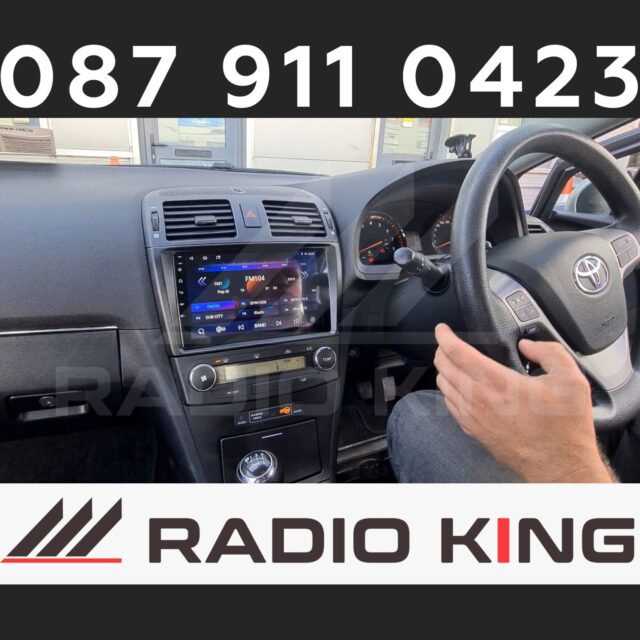 PREMIUM CARPLAY TOYOTA AVENSIS ANDROID AUTO AUDIO 6 - Radio King Ireland - Android Car Radios and CarPlay Systems